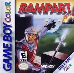 Rampart for Gameboy Color box art for GameBoy Color